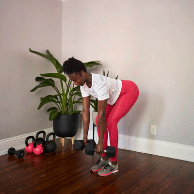 dumbbell row